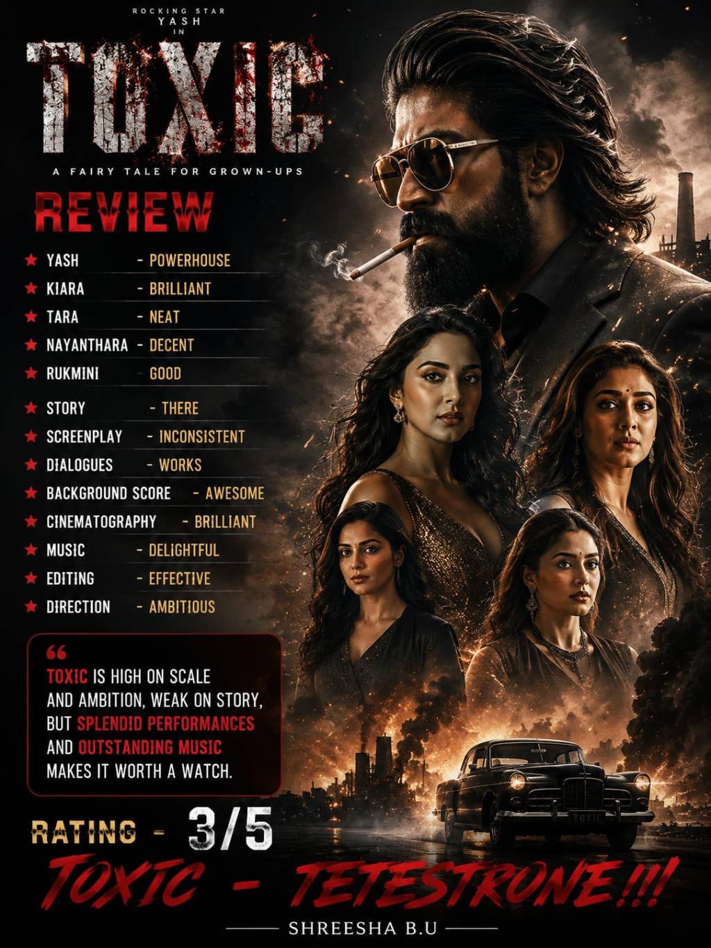 Toxic – Movie&nbsp;Review